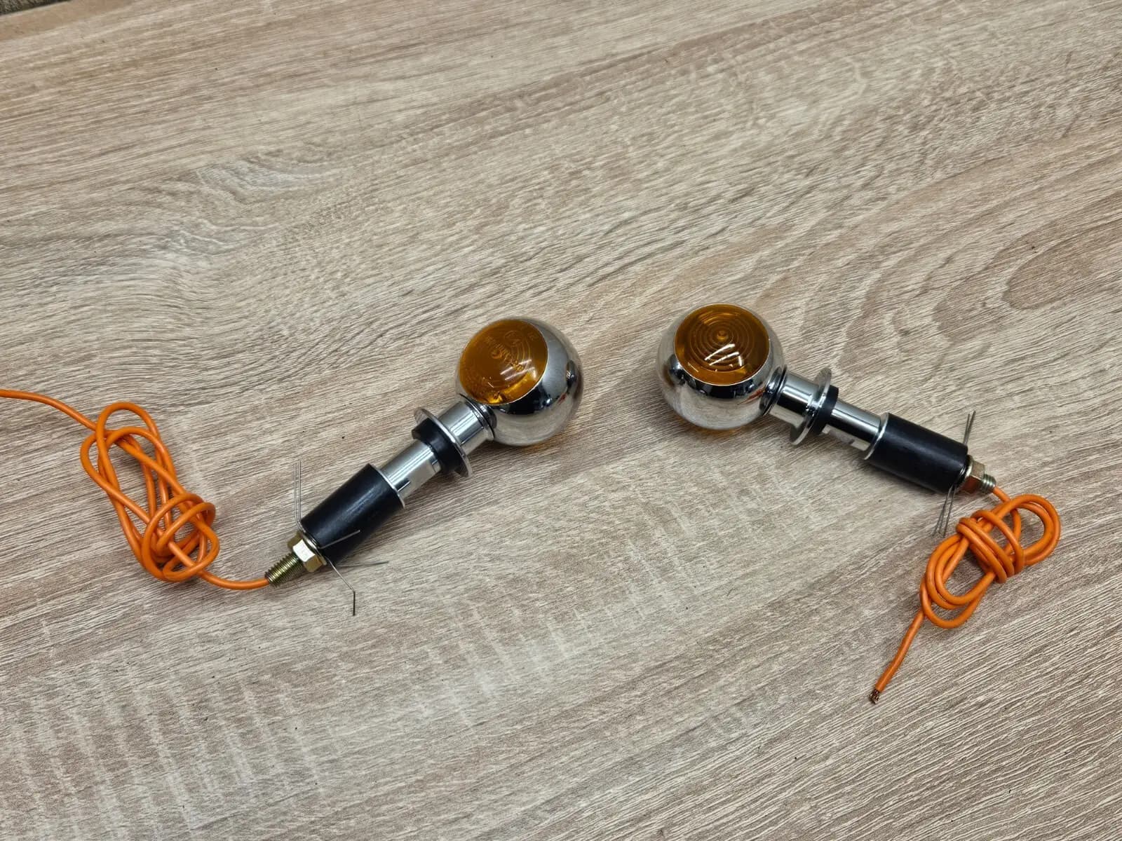 Harley Davidson Mini Ox Eye Chrome Turn Signals