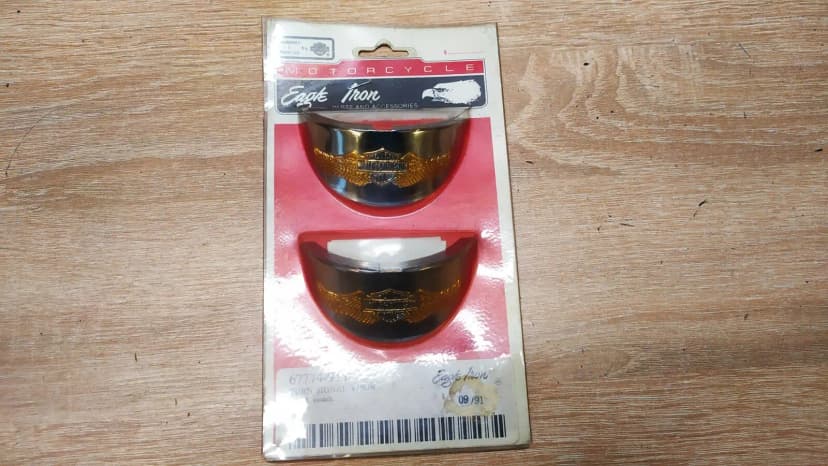 HARLEY-DAVIDSON TOURING 1993-2013 TURN SIGNAL / INDICATOR PAIR EAGLE WING VISORS